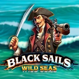 Black Sails Wild Seas slot logo by Infinity Dragon Studios at Winplace Casino